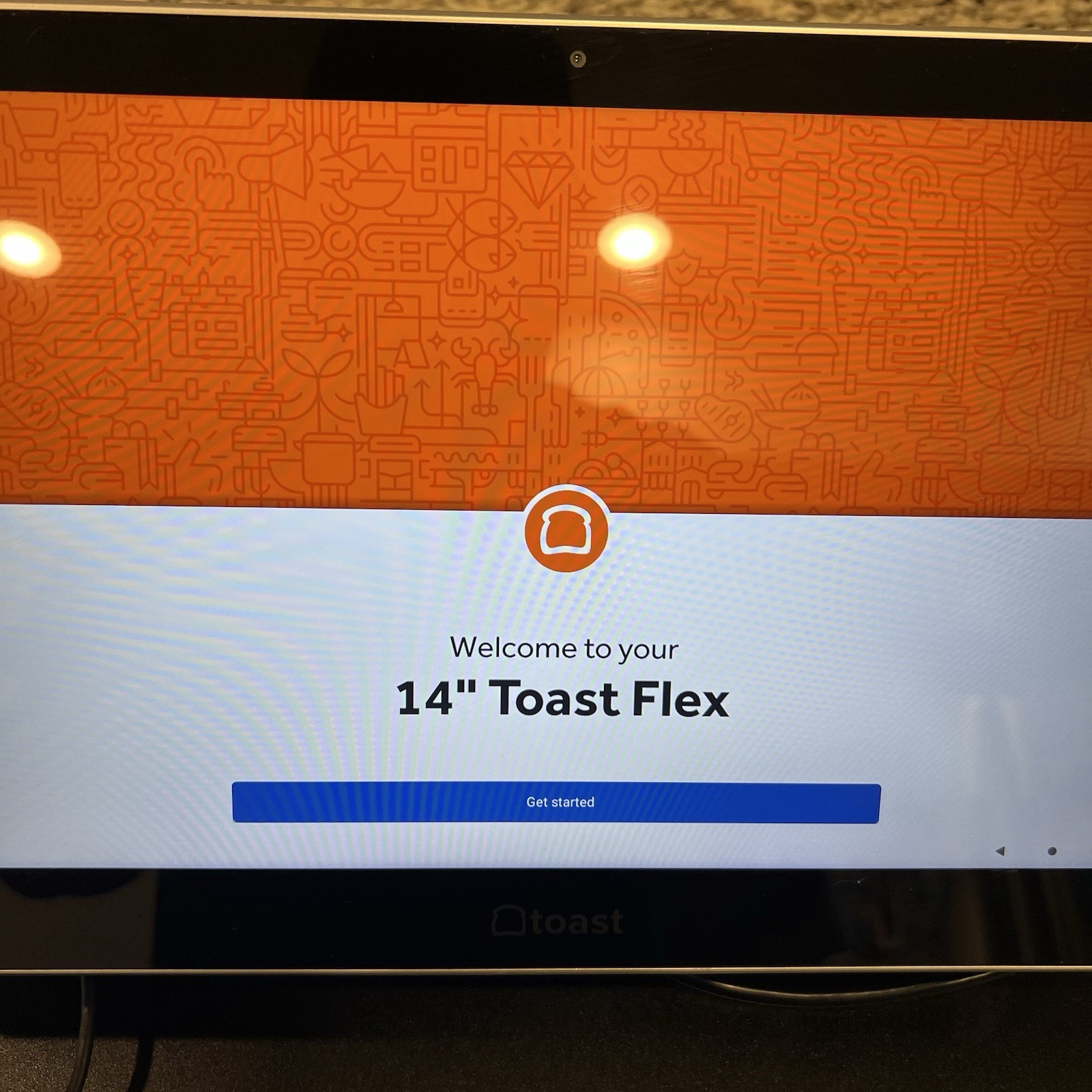 Toast Flex 14" POS Terminal & Receipt Printer Bundle w/ Attached Card Reader
