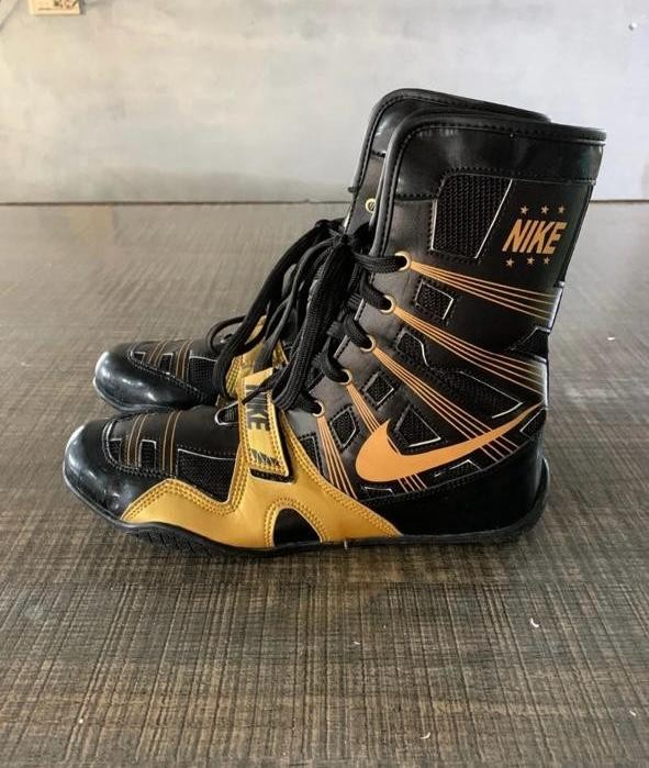 Boxing Shoes HyperKO Style Fully Custom Mesh High Ankle Support, Training fight
