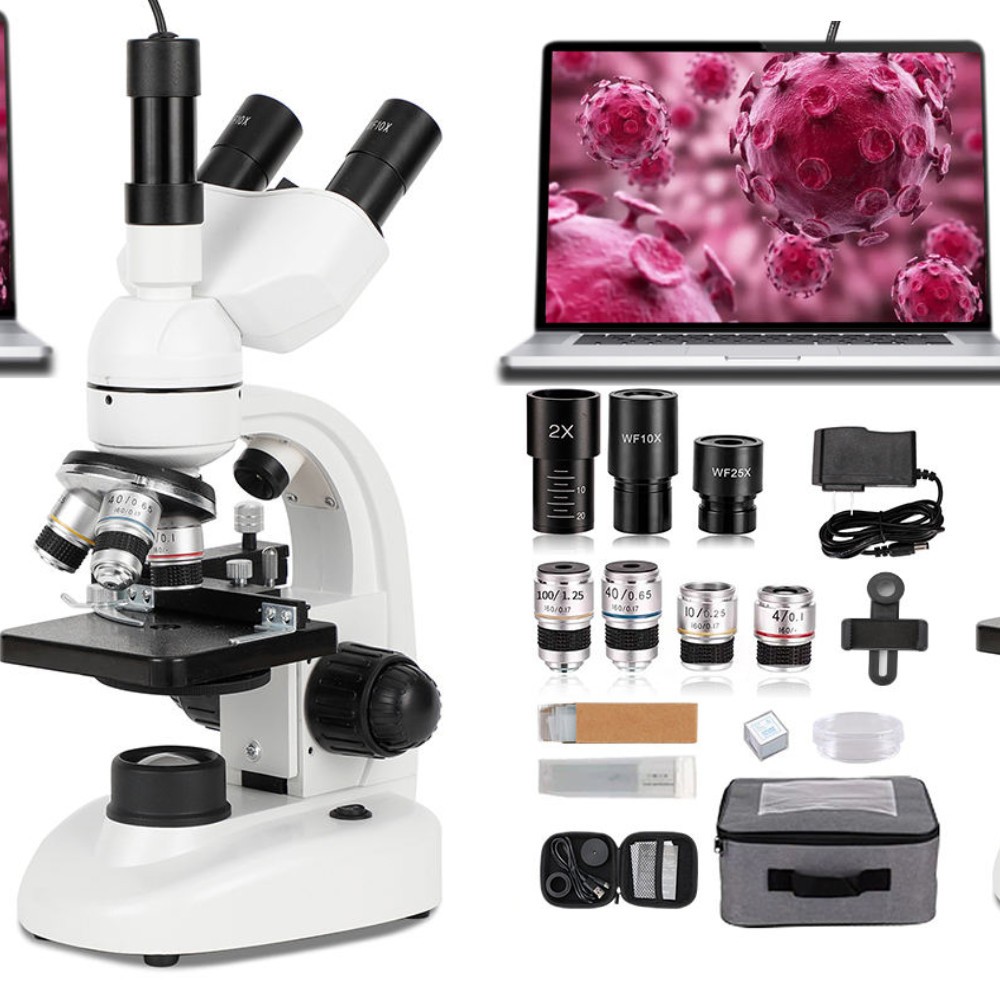 OMAG  Laboratory optical instruments: Electron microscope, digital electron trin