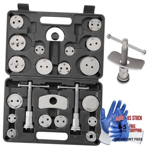 Wind Black Brake Caliper Tool Set - 24pcs Heavy Duty Disc Brake Caliper Tool Set