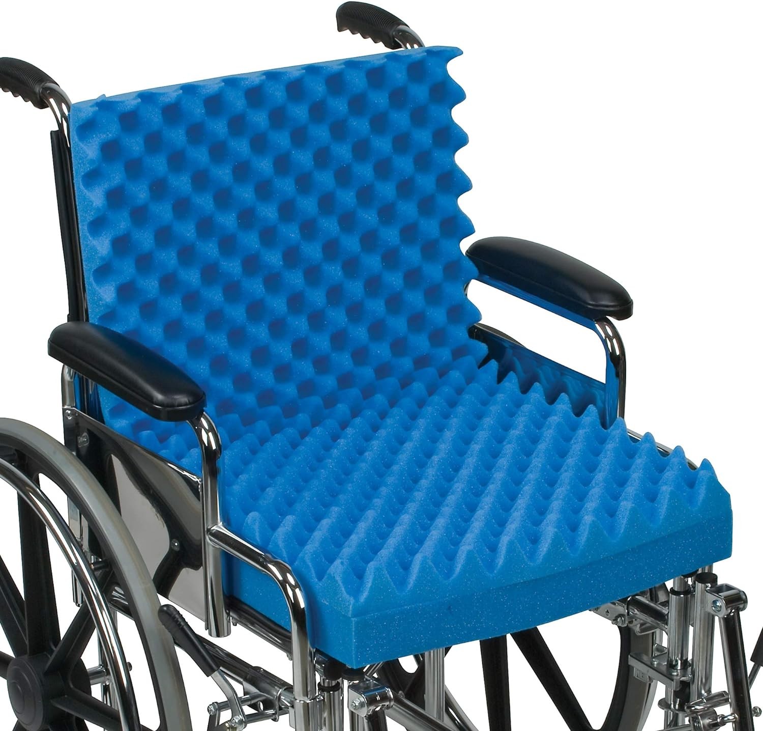 Egg Crate Foam Seat Cushion for Wheelchair or any Chair