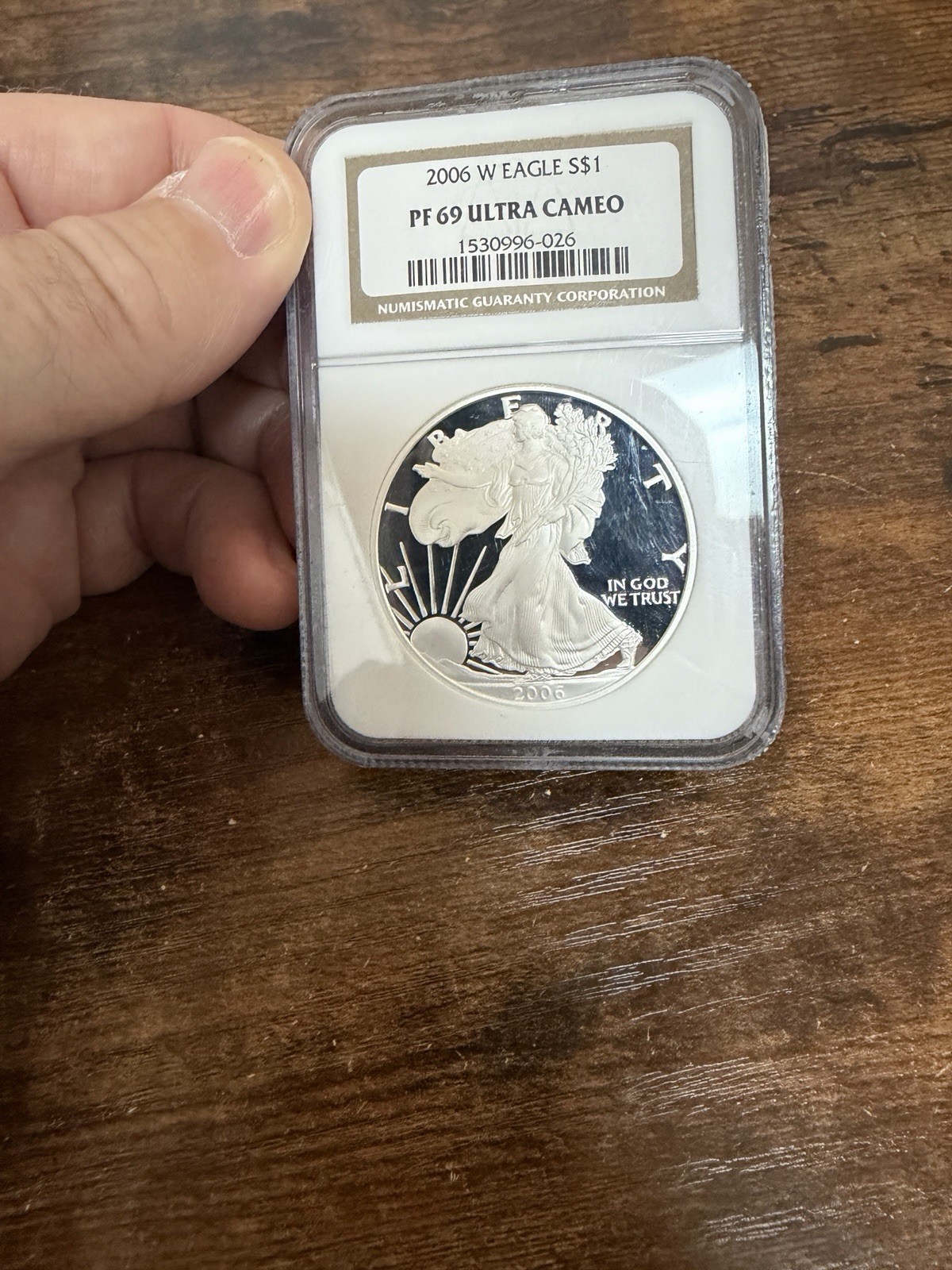2006 Silver Eagle NGC Pf 69 Ultra Cameo
