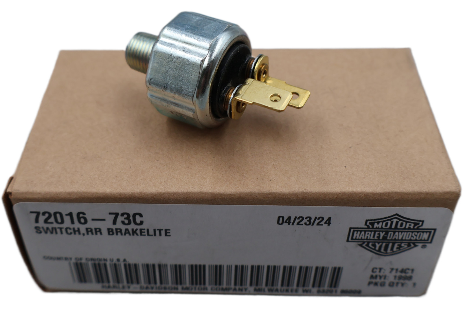 72016-73C NEW OEM HARLEY-DAVIDSON STOPLIGHT SWITCH TOURING BUELL SPORTSTER