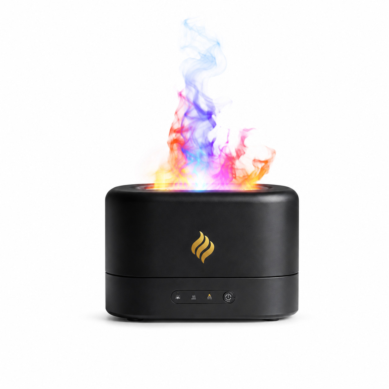 Diffuser Humidifier Flame Essential Oil 250ml LED Fire Mist Aromatherapy