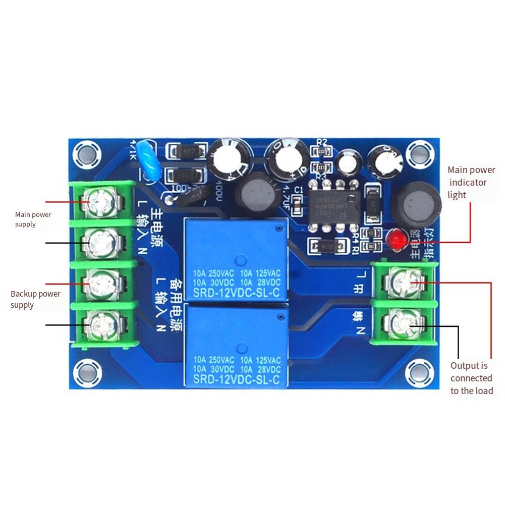 AC220V Automatic Dual Supply Switch for Effortless Transfer