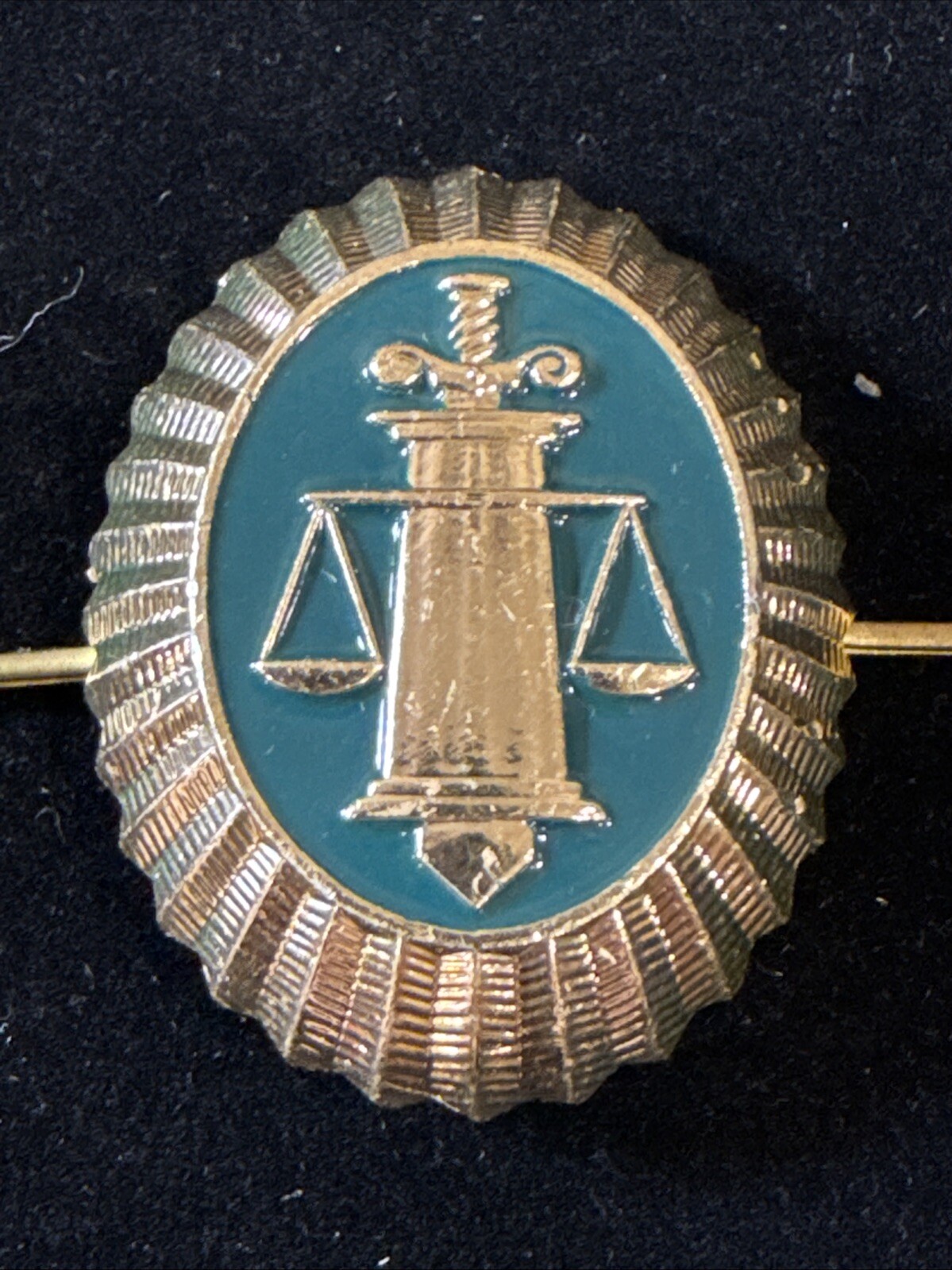 Russia Ministry of JUSTICE Cockade of a Uniform Cap of Federal Bailiff Service