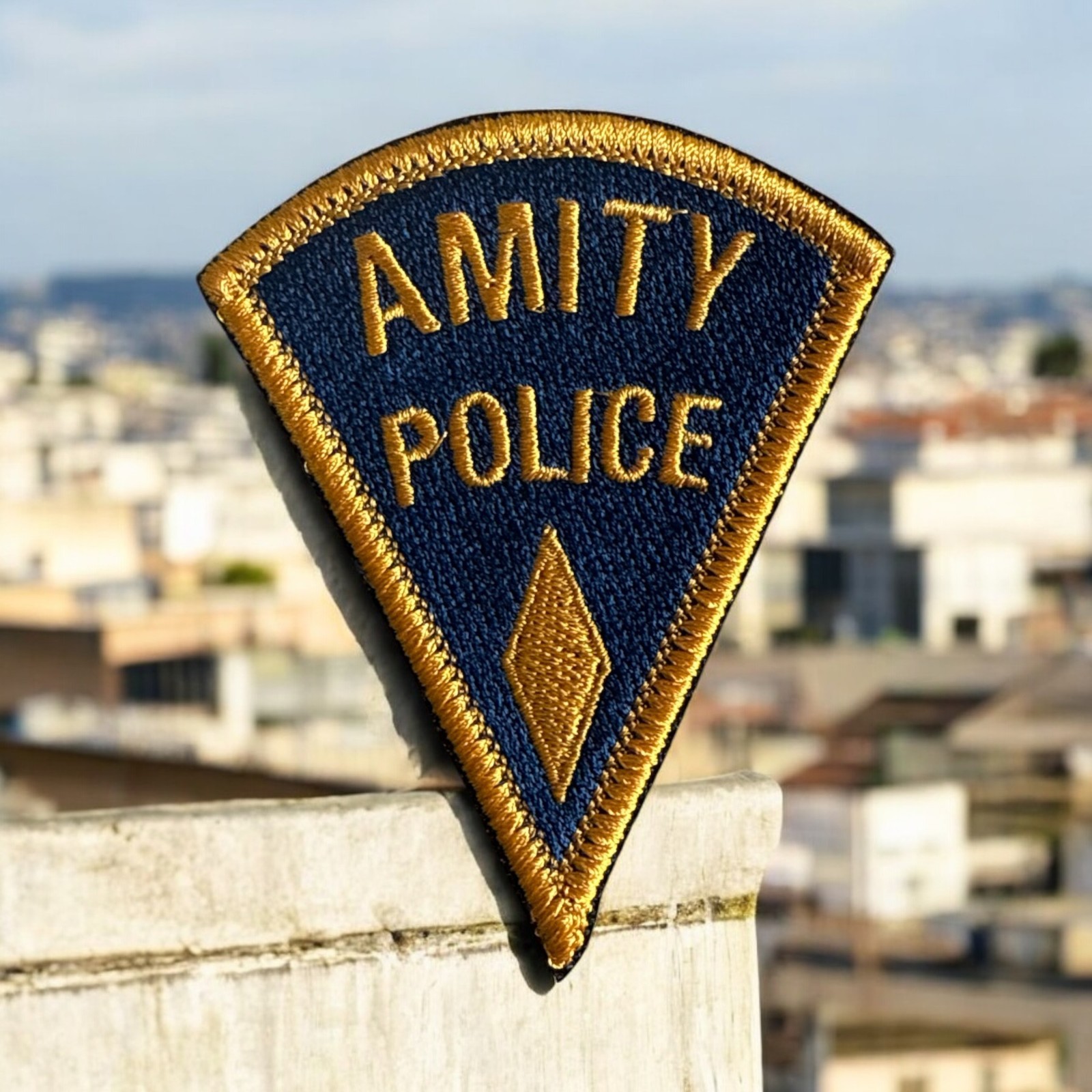 Amity Police Embroidery Patch 3.24" X 2.64"