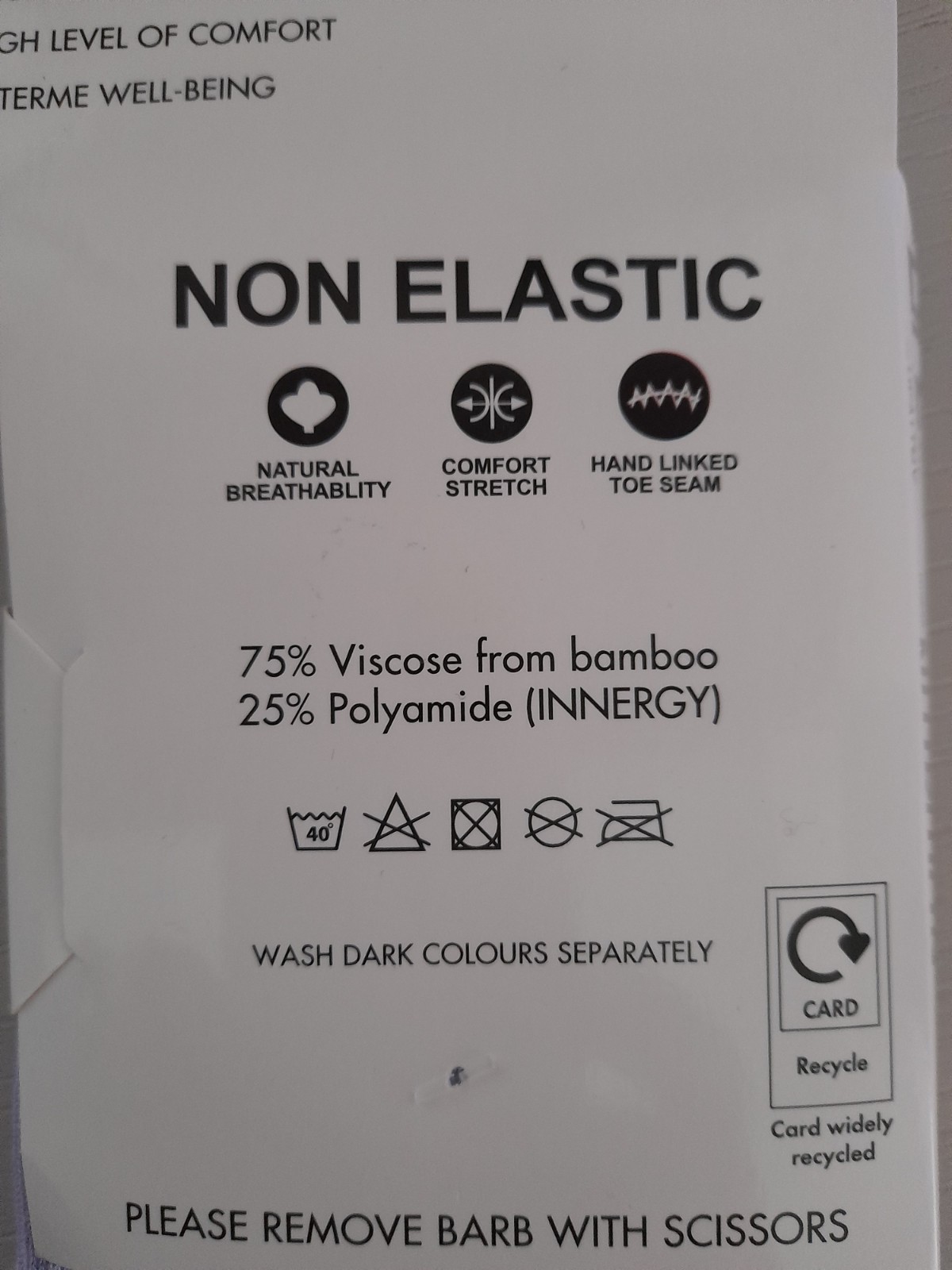Wellness Bamboo Diabetic Energy Boost Socks Size 4-8 3 Pairs NWT