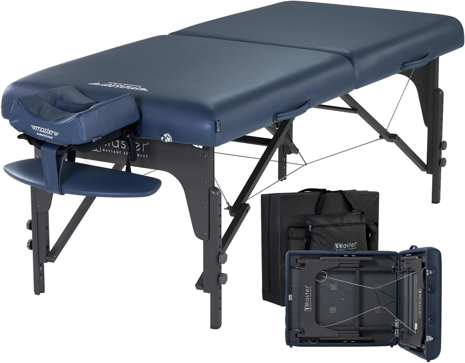 Montclair Pro 31” Portable Massage Table - Memory Foam, Reiki, Spa & Tattoo Bed