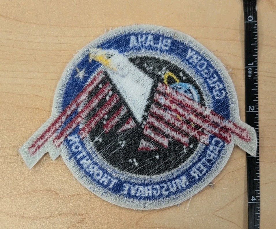 NASA 1989 STS-33 Discover Patch Gregory Blabs Carter Musgrave Thornton