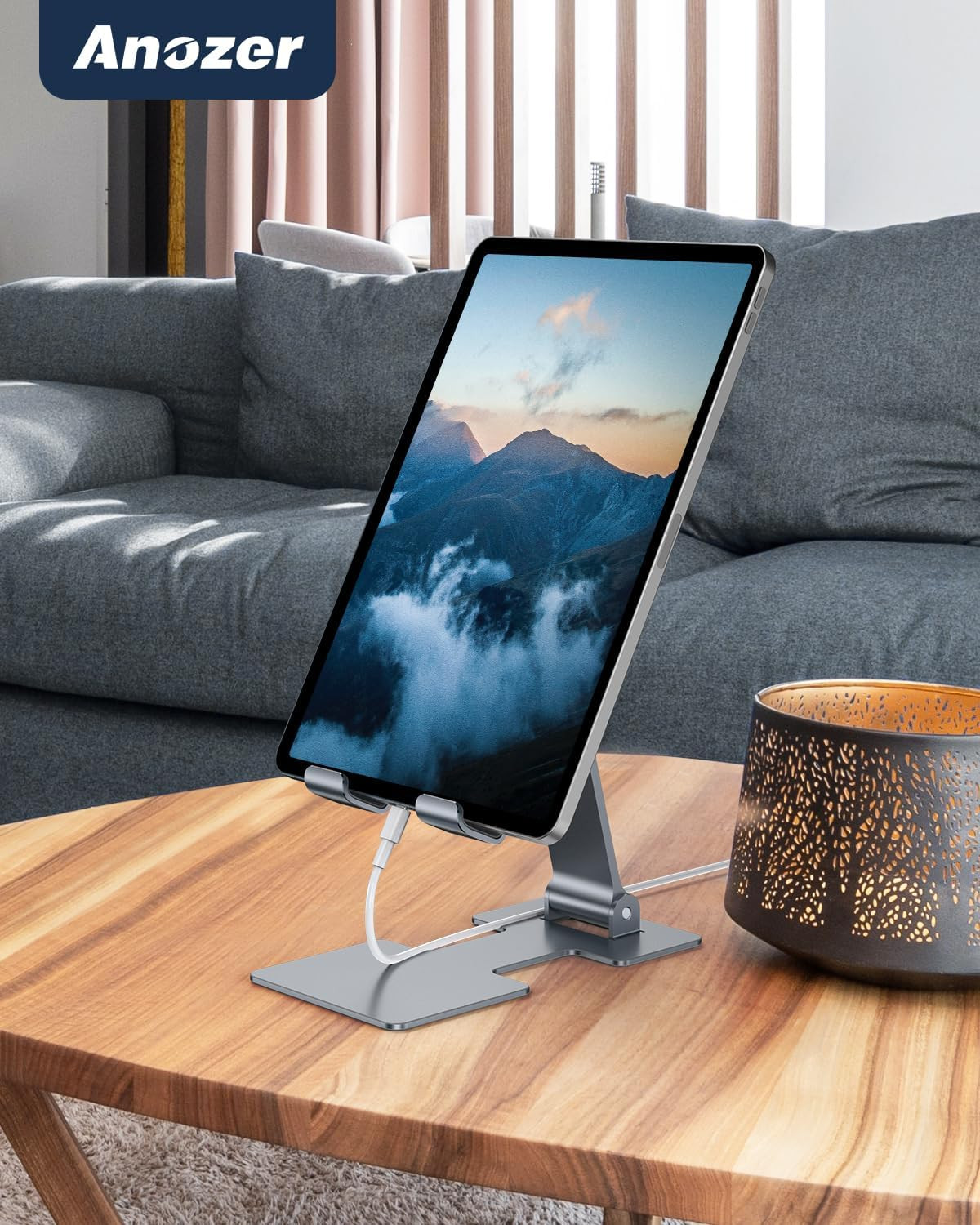 Tablet Stand,Adjustable Tablet Holder for Desk,Foldable for Ipad Stand Dock Hold