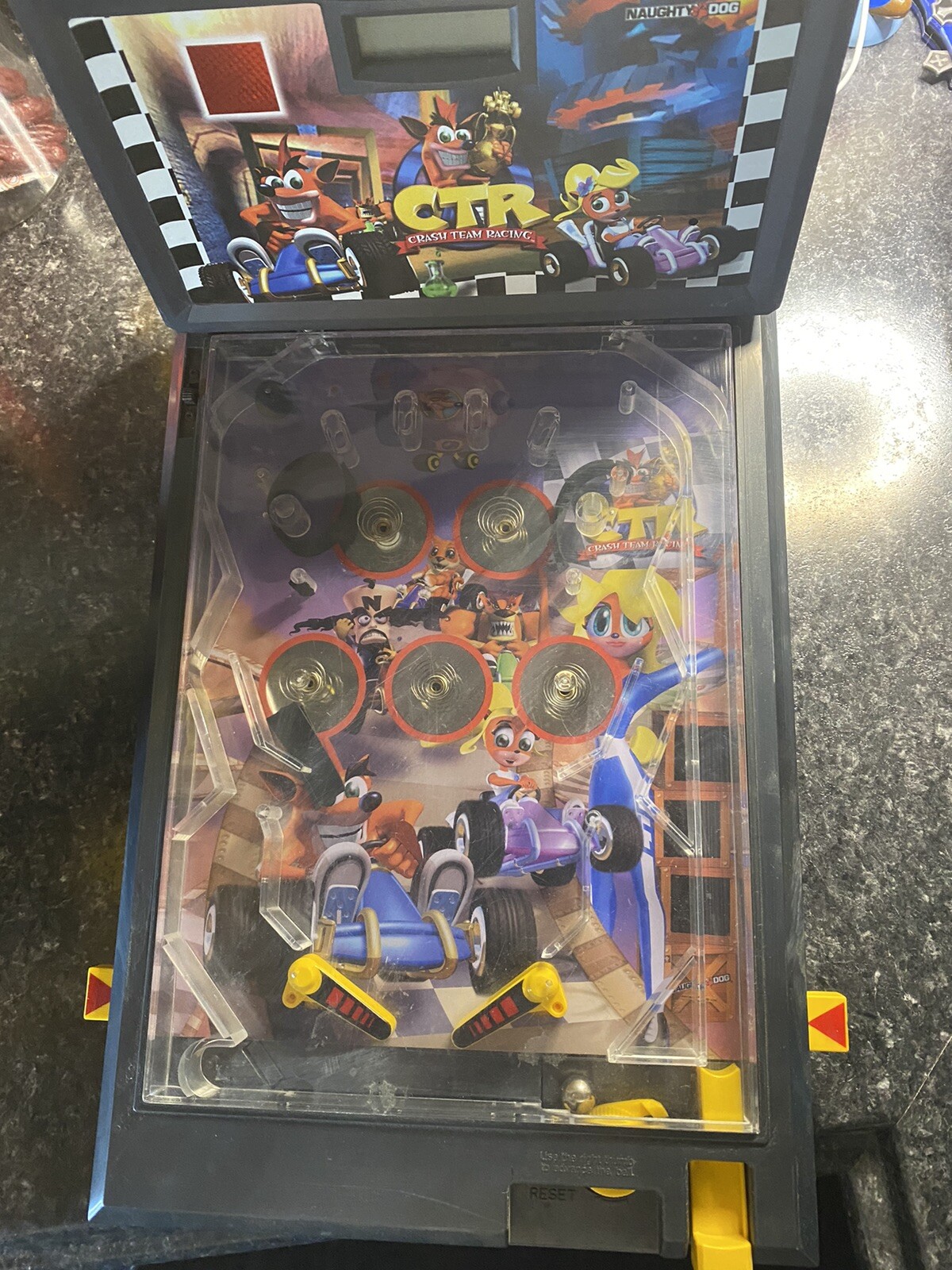 Crash Team Racing Pinball Machine *FOR PARTS!!!*