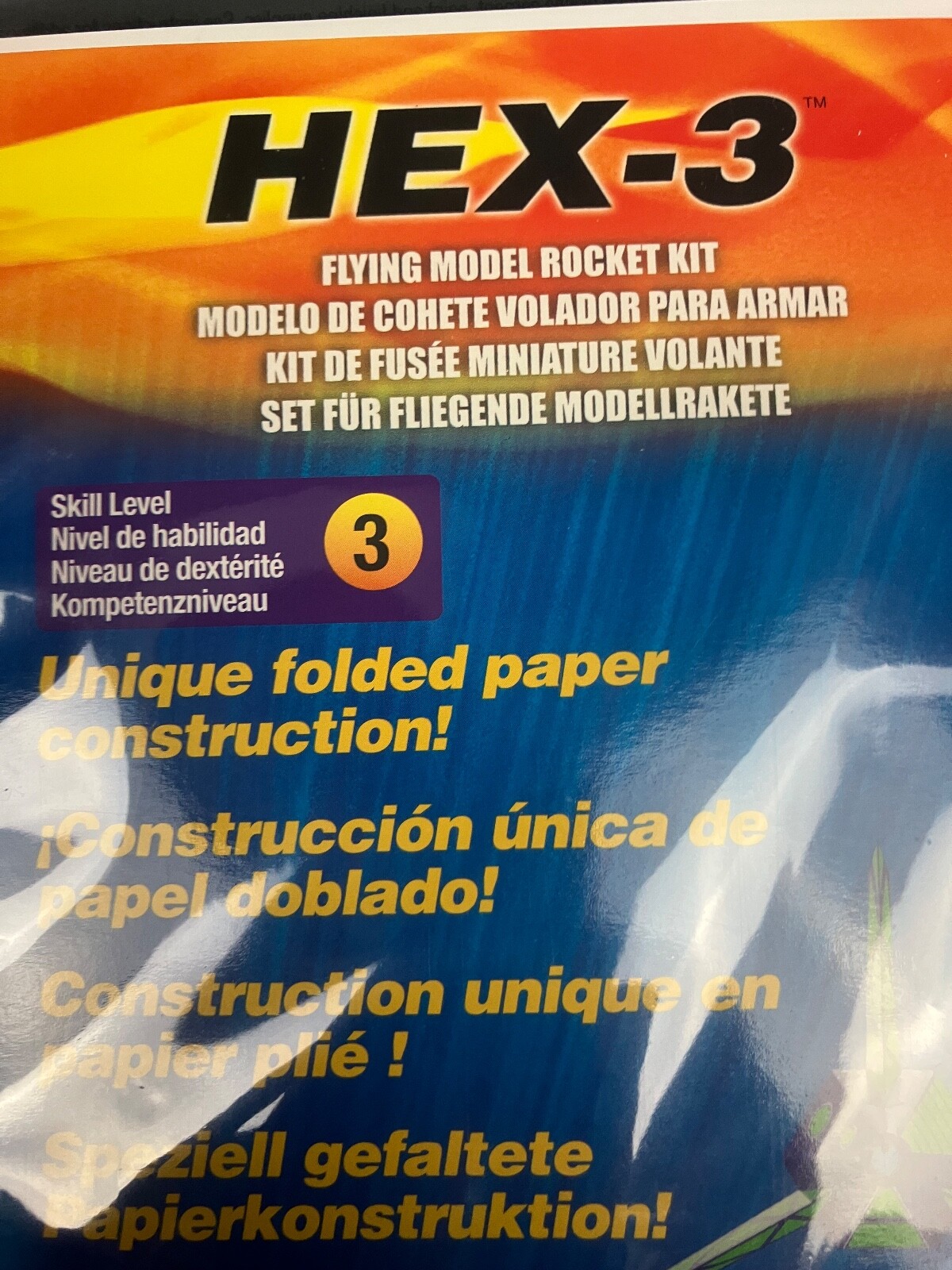 3 Estes Flying Model Rocket Kits: Indicator, Hex-3, Mini-Honest John