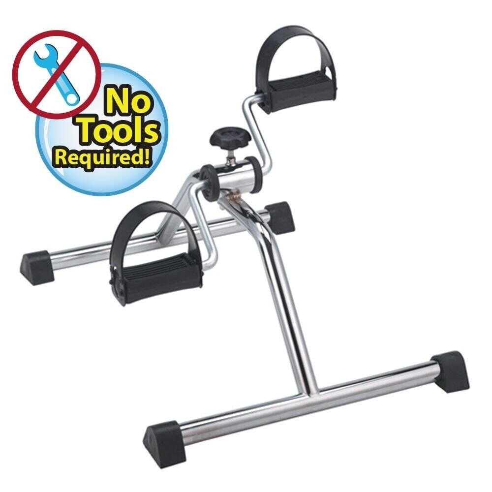 MDS Online Pedal Exerciser Chrome Frame (Fully Assembled, no tools required)