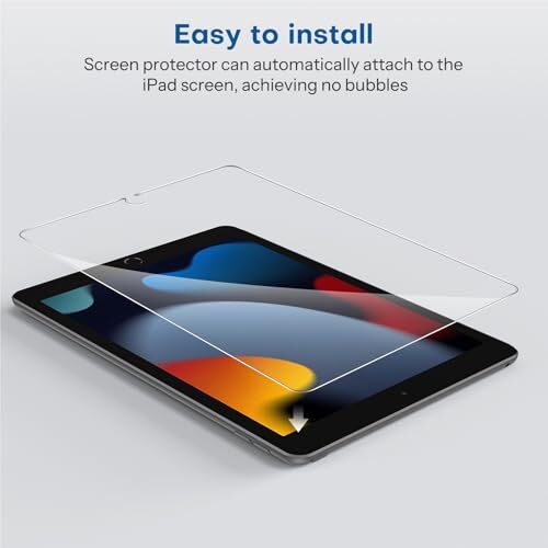 3 Pack Screen Protector Compatible with Ipad 9Th 8Th 7Th Generation