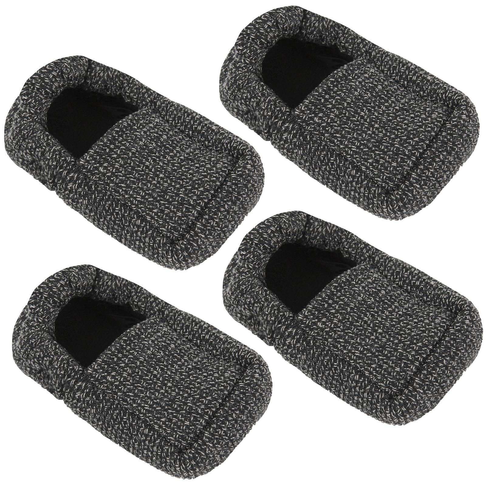 4 Pcs Heavy Duty Walker Ski Glide Covers Replacement for Indoor Outdoor