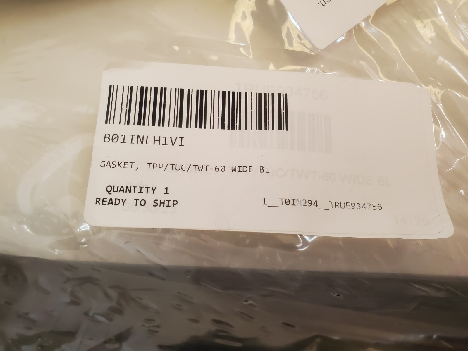 TRUE 934756 Gasket