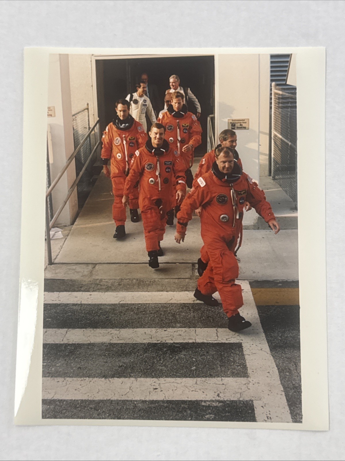 NASA STS 69 WDR Walkout From O&C Building Press Photo