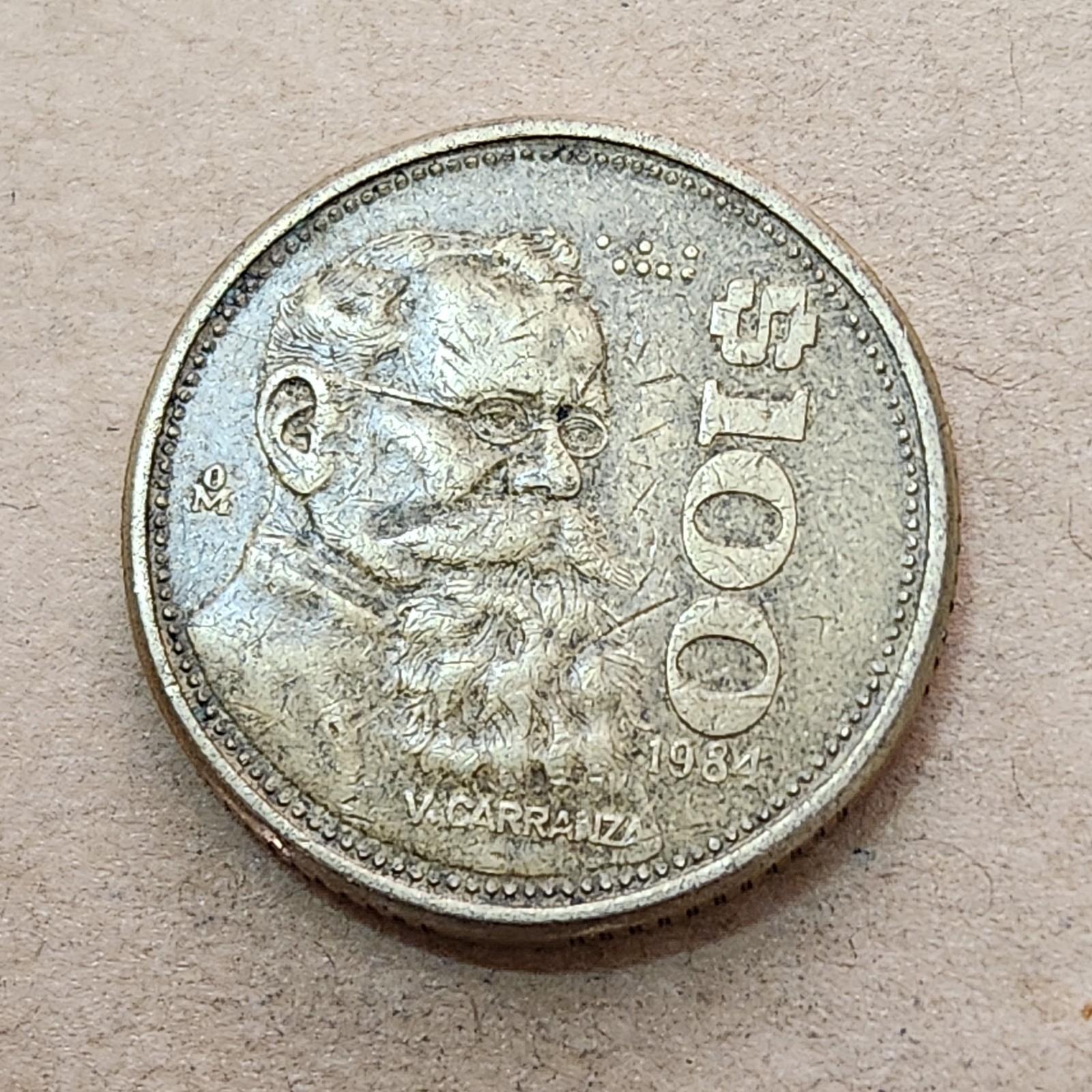 MEXICO 🇲🇽 100 PESOS COIN 1984