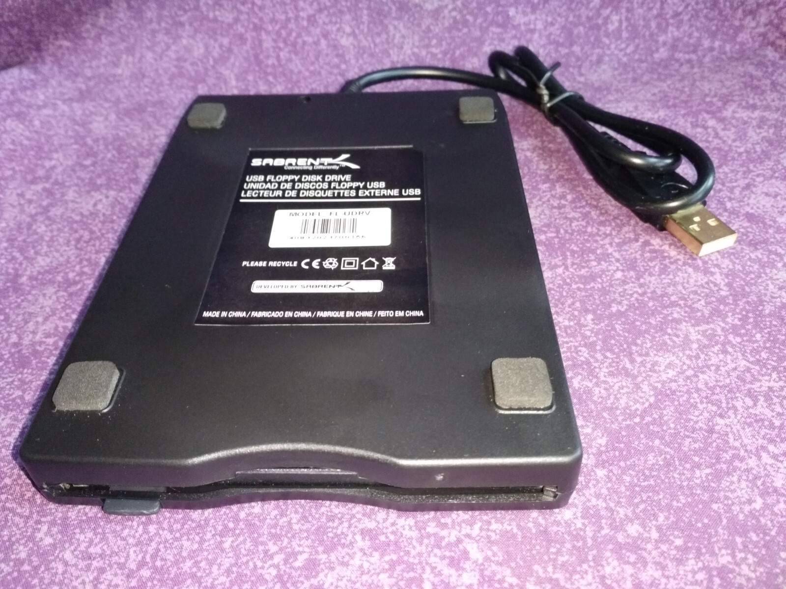 NEW USB 2.0 External Floppy Disk Drive 3.5" 1.44MB Windows PC Mac OS