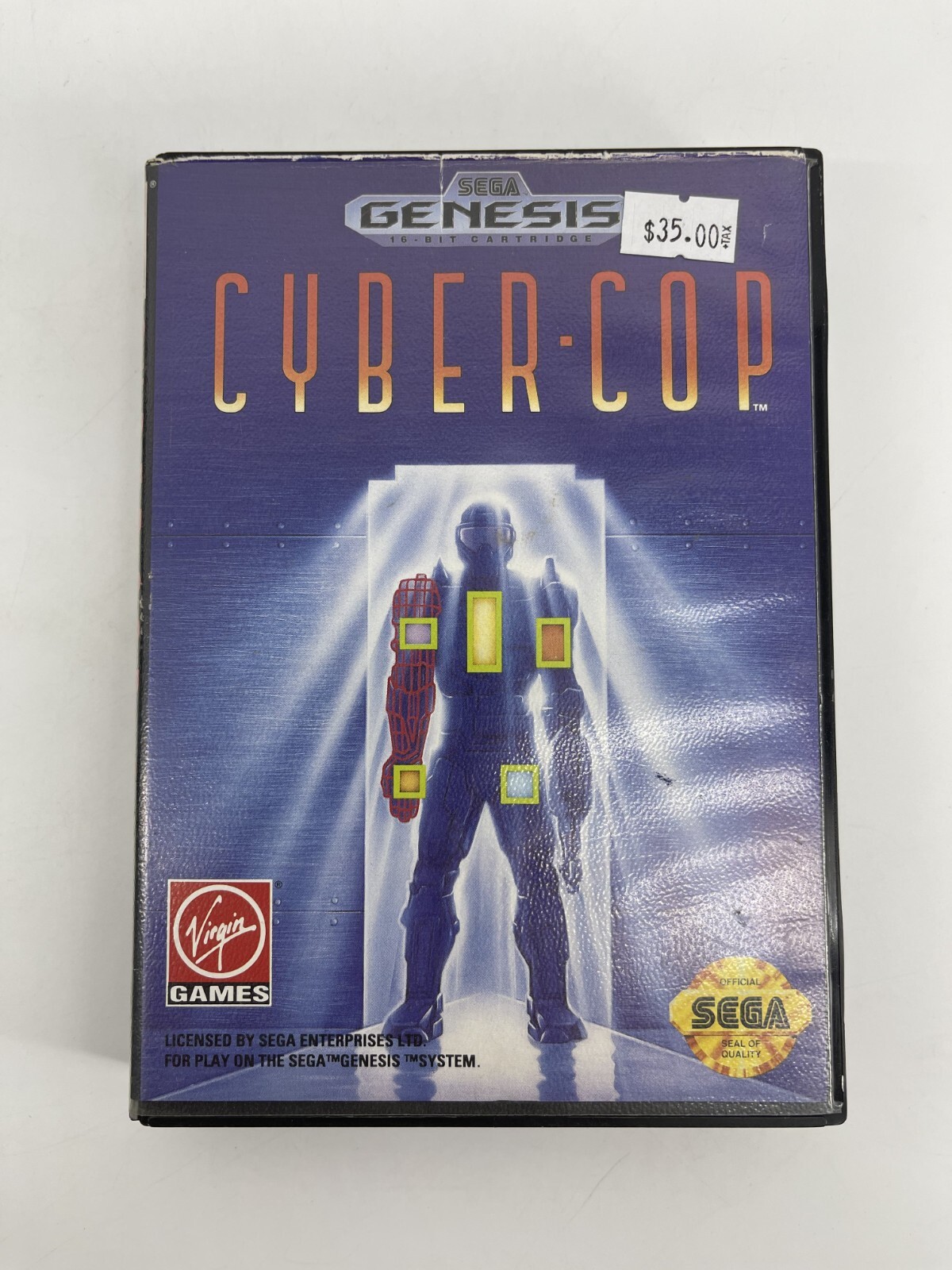 Cyber Cop (Sega Genesis, 1992) Cart and Case Only | Tested