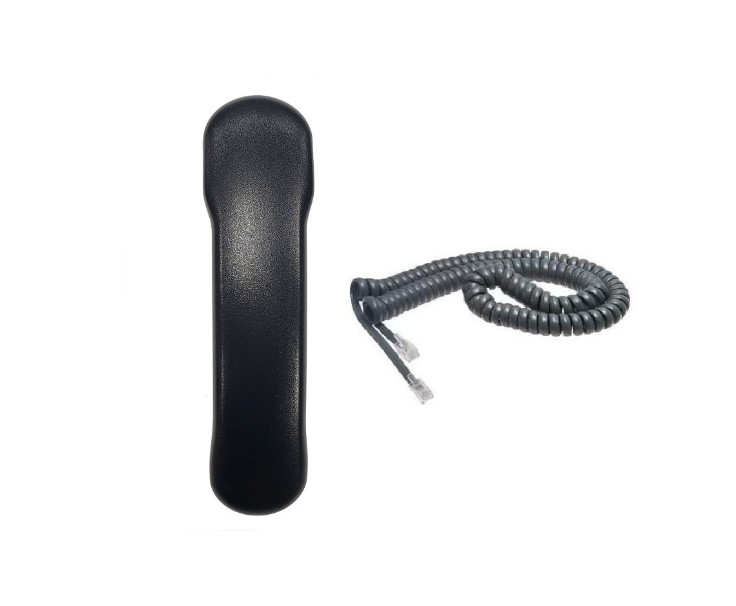 Nortel M3903 Replacement Handset W/ Handset Cord (Charcoal) *NEW*