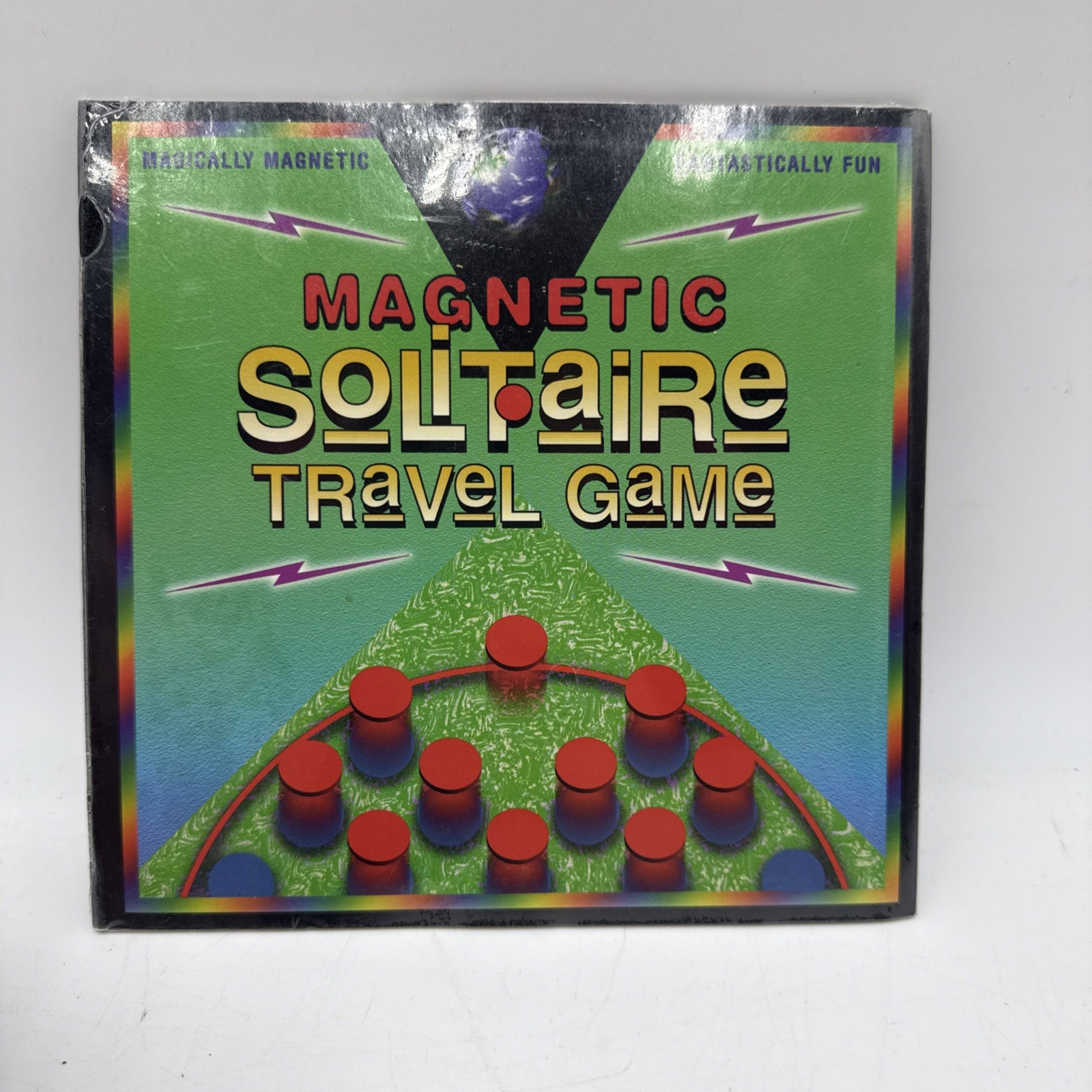 VINTAGE KLING MAGNETIC SOLITAIRE TRAVEL GAME - MADE IN USA - NOS SEALED