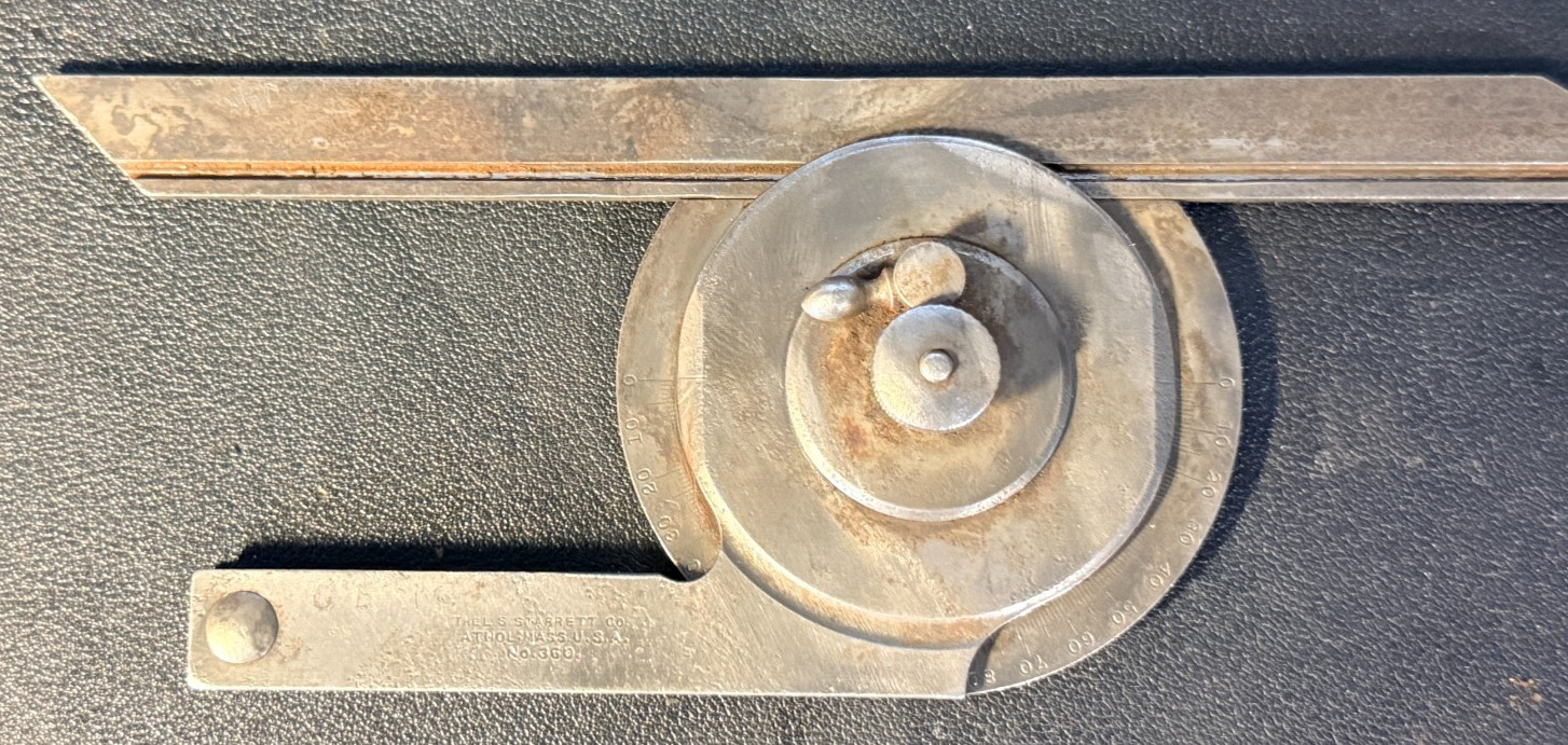 Starrett No 360 Protractor