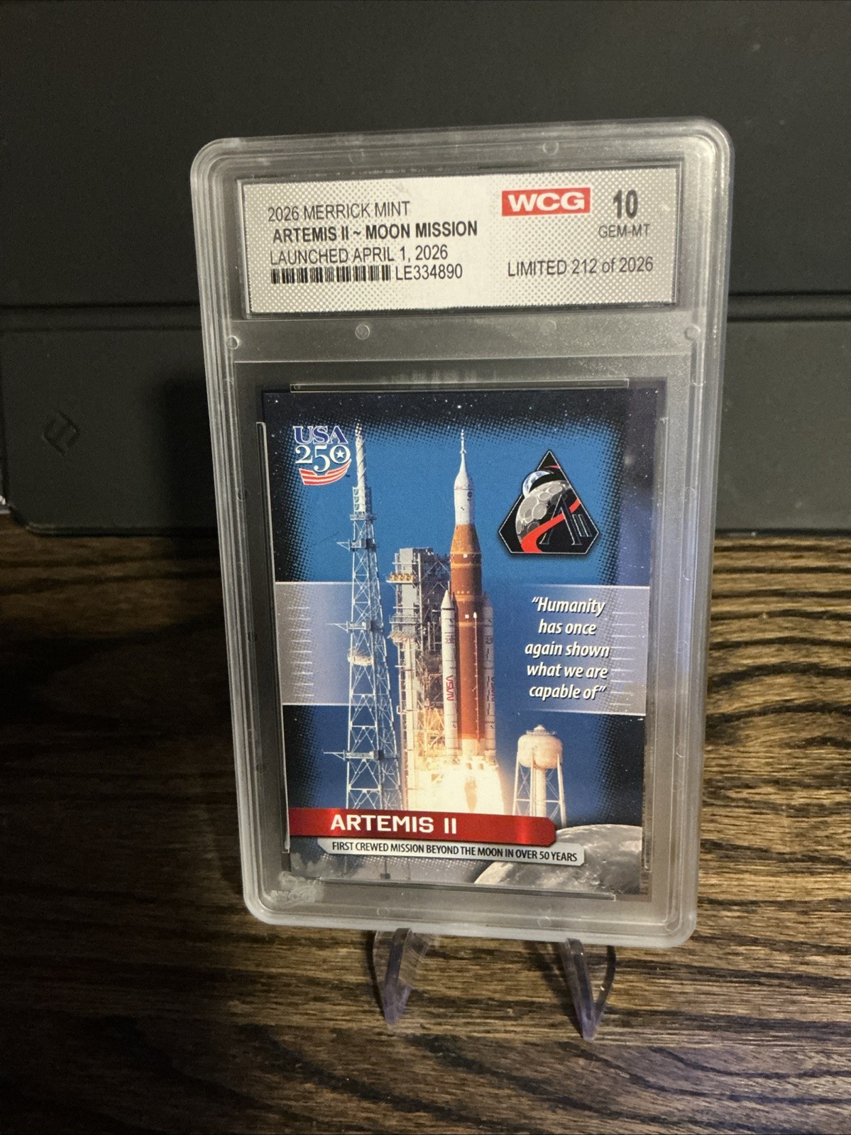 Artemis II Moon Mission - Launched April 1, 2026 - Limited Run Of 2026