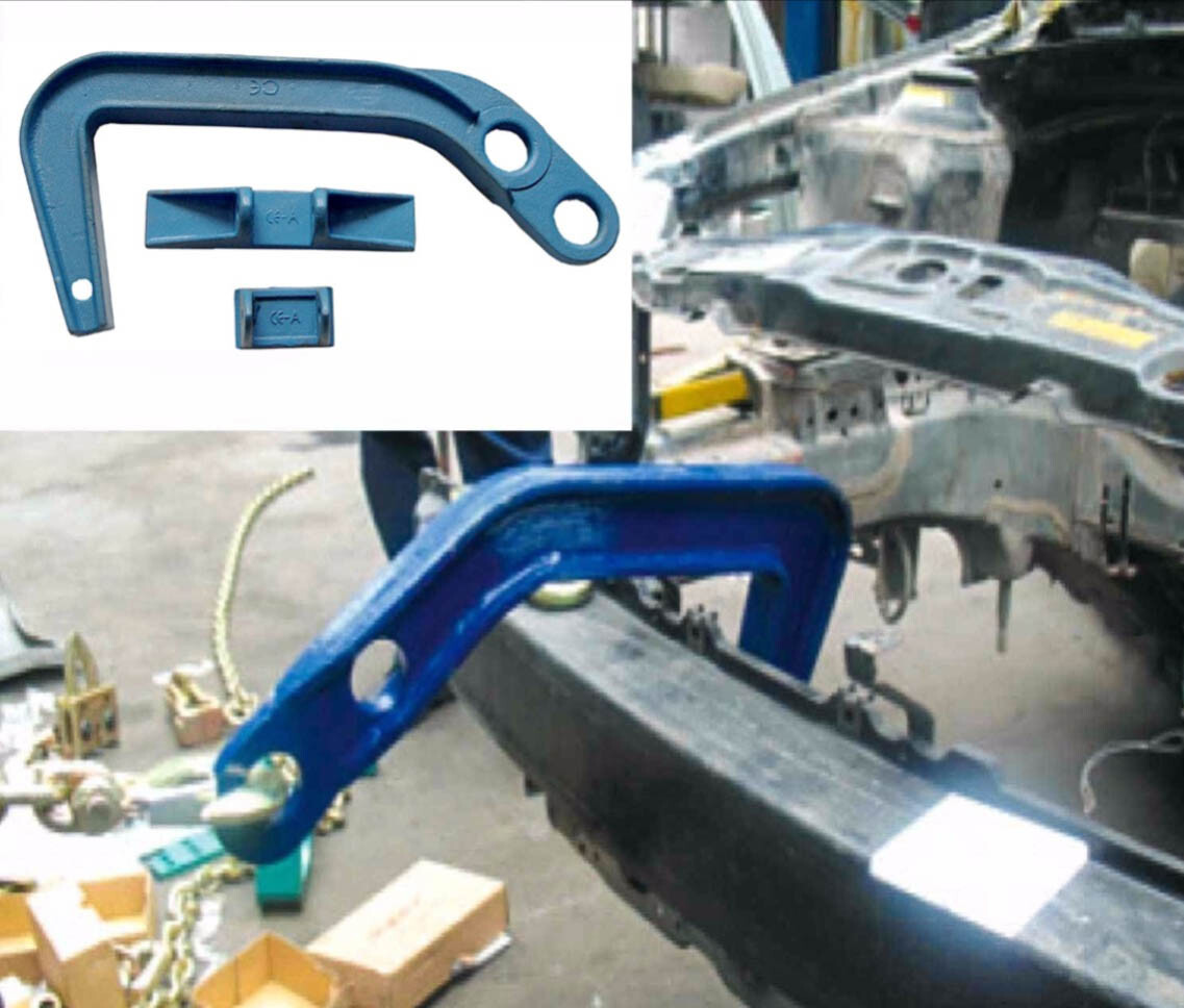 6 Ton Auto Body Frame Jumbo Deep Hook Clamp Hook Pulling Clamp Set Fast hook Up