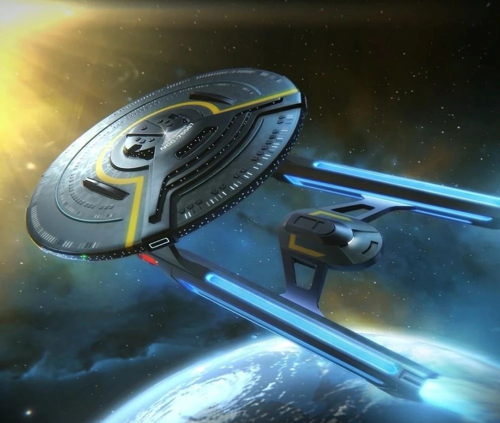 Star Trek U.S.S. Cerritos 3d Resin Print 8.5" x 5.5"