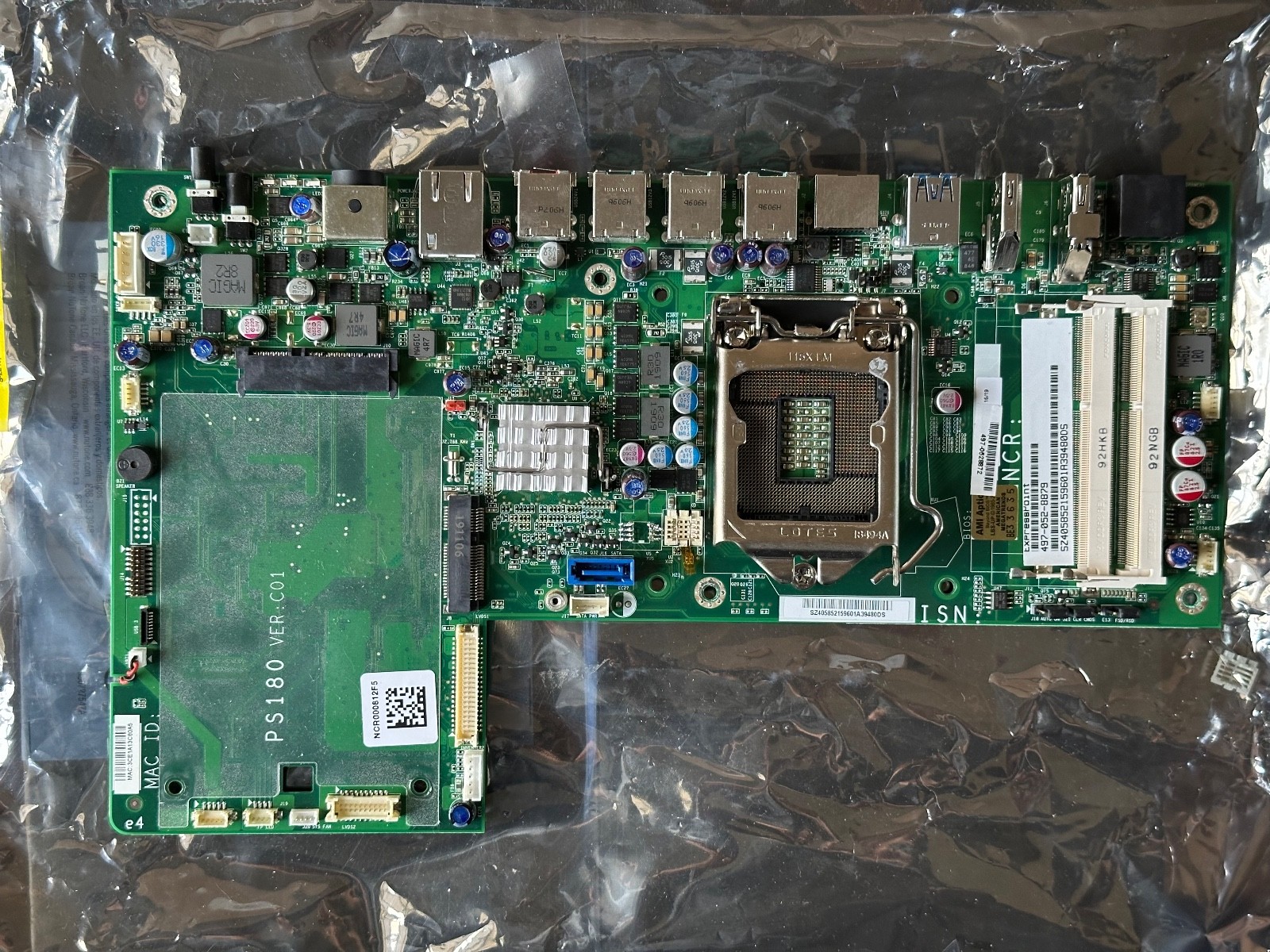 NCR Express Point 497-052-8879 POS Terminal Motherboard 497-0528872 *FOR PARTS*