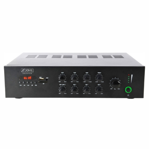 PA 100V / 50W amplifier with mp3, BT and fm radio scan