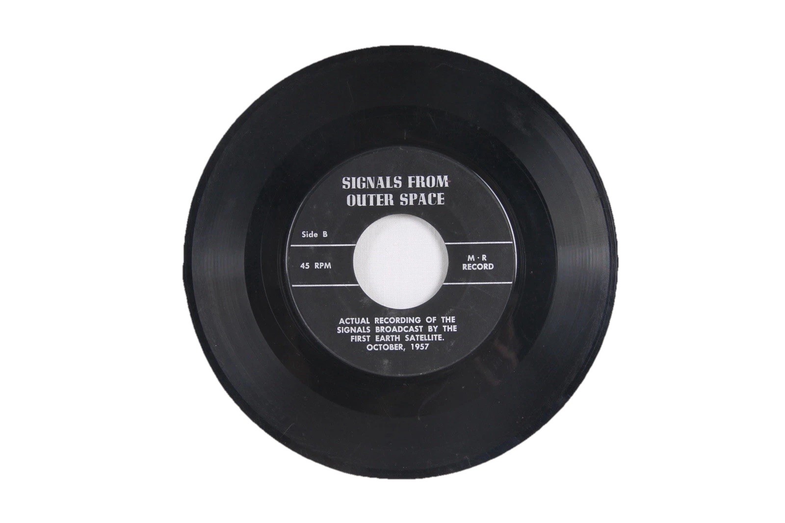 FIRST EARTH SATELLITE RECORDING - 1957 ACTUAL SPACE RECORDING EP 45 -ALLEN FORD