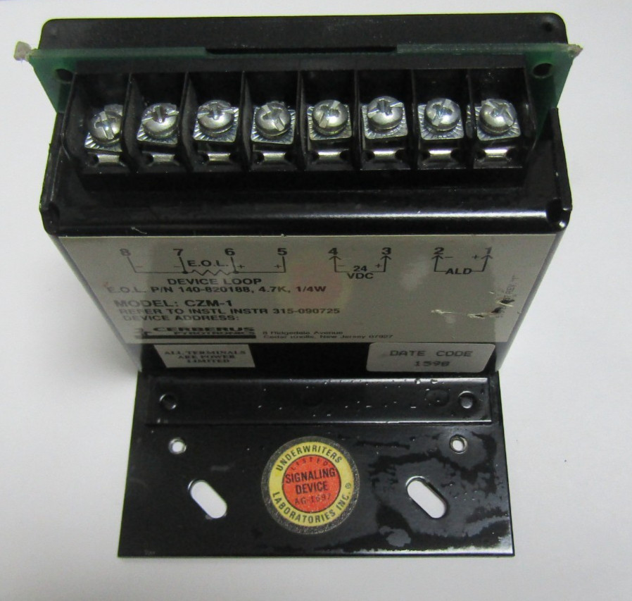😍 CERBERUS PYROTRONICS CONVENTIONAL ZONE MODULE CZM-1