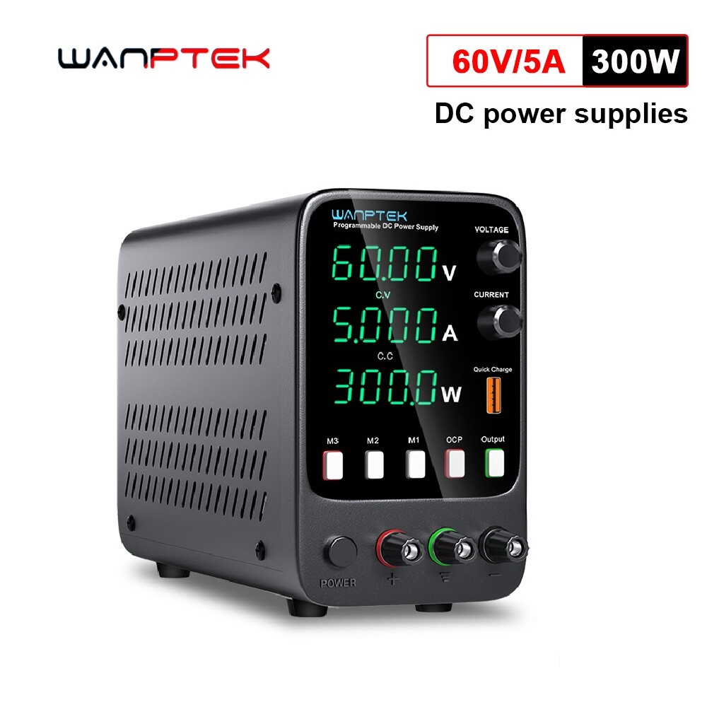 DC 60V 5A Lab Adjustable Power Supply Variable Bench Switching Internal Memories