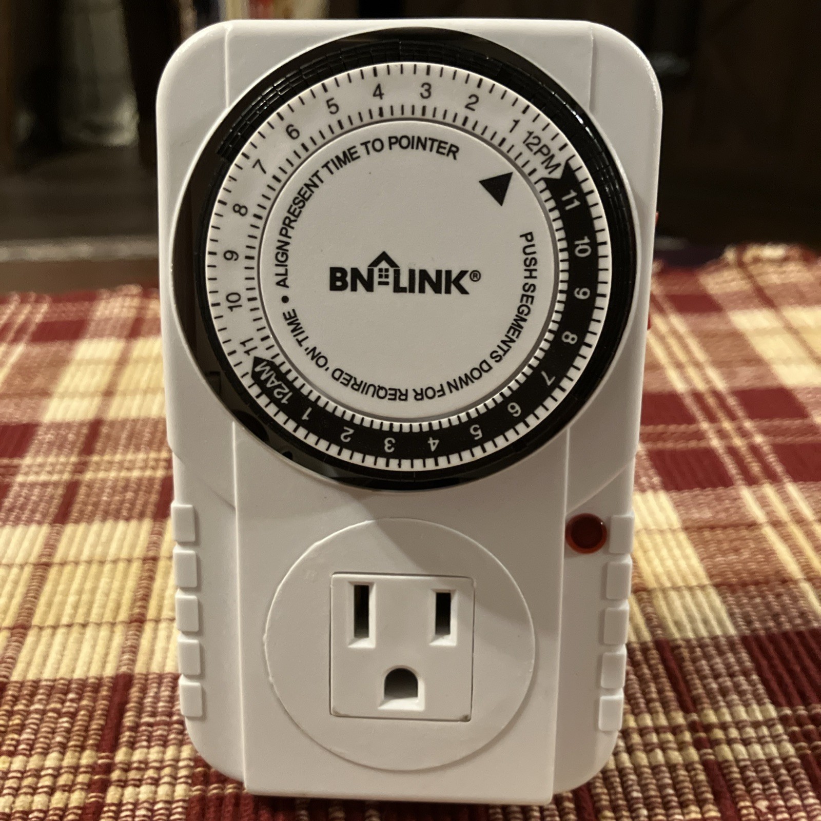 BN-LINK 24 Hour Plug-In Mechanical Timer FD60-U1, Grounded Brand New No Box