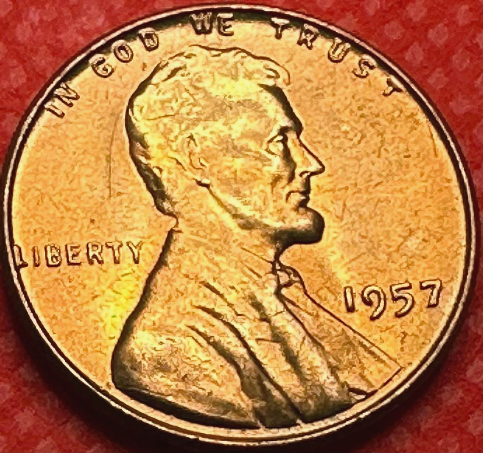 UNITED STATES 1957 - P PHILADELPHIA MINT UNCIRCULATED LINCOLN WHEAT PENNY