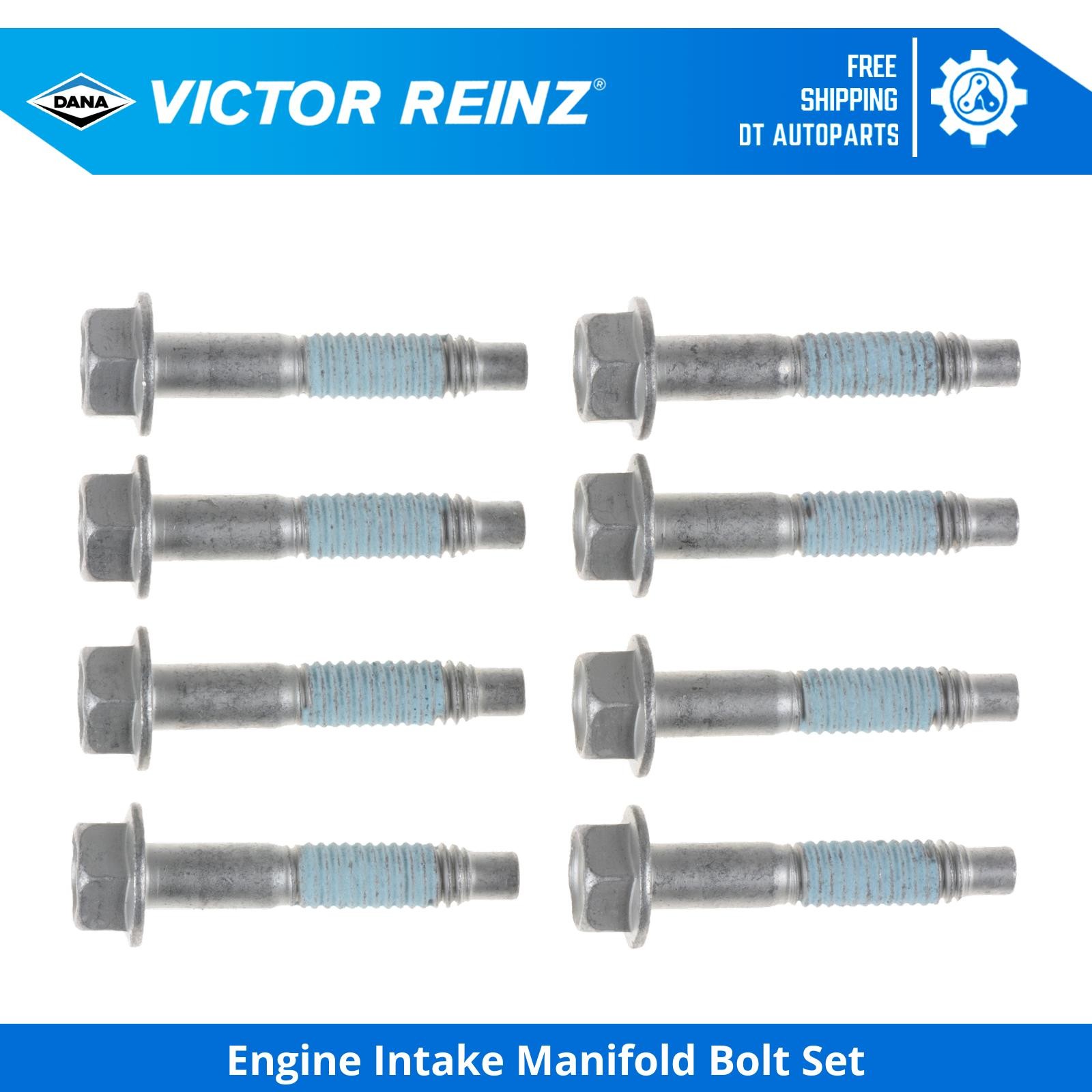 For 96-99 GMC K2500 Suburban 5.7L Eng Intake Manif Bolt Set Lower Victor Reinz
