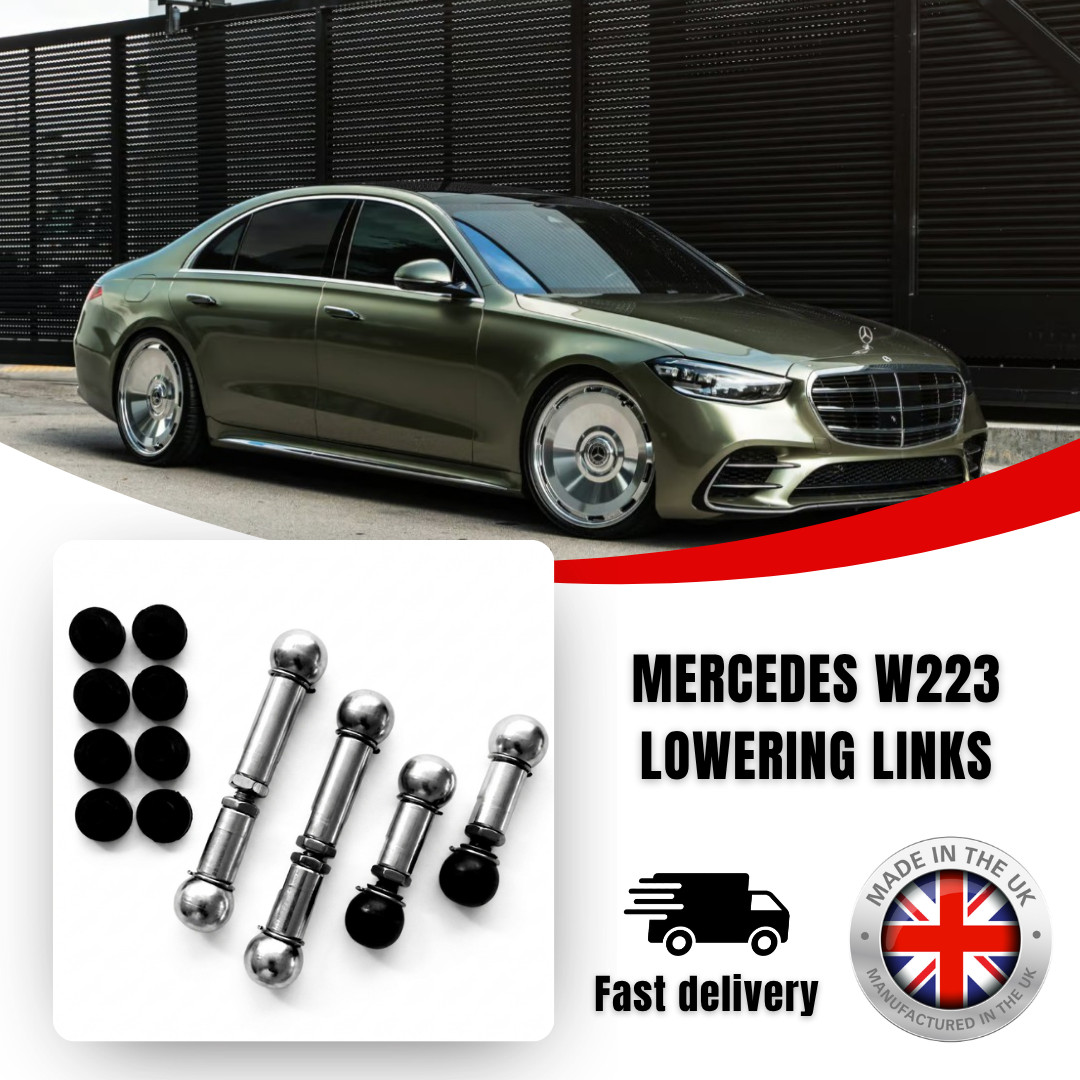MERCEDES S CLASS W223 LOWERING LINKS KIT S350 S400 S450 S500 S580 S63 S680 AMG