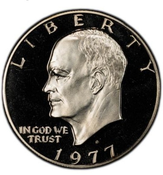 Eisenhower Ike Dollar Lot 1977 S PCGS PR 69 Deep Cameo Uncirculated $1 Coin