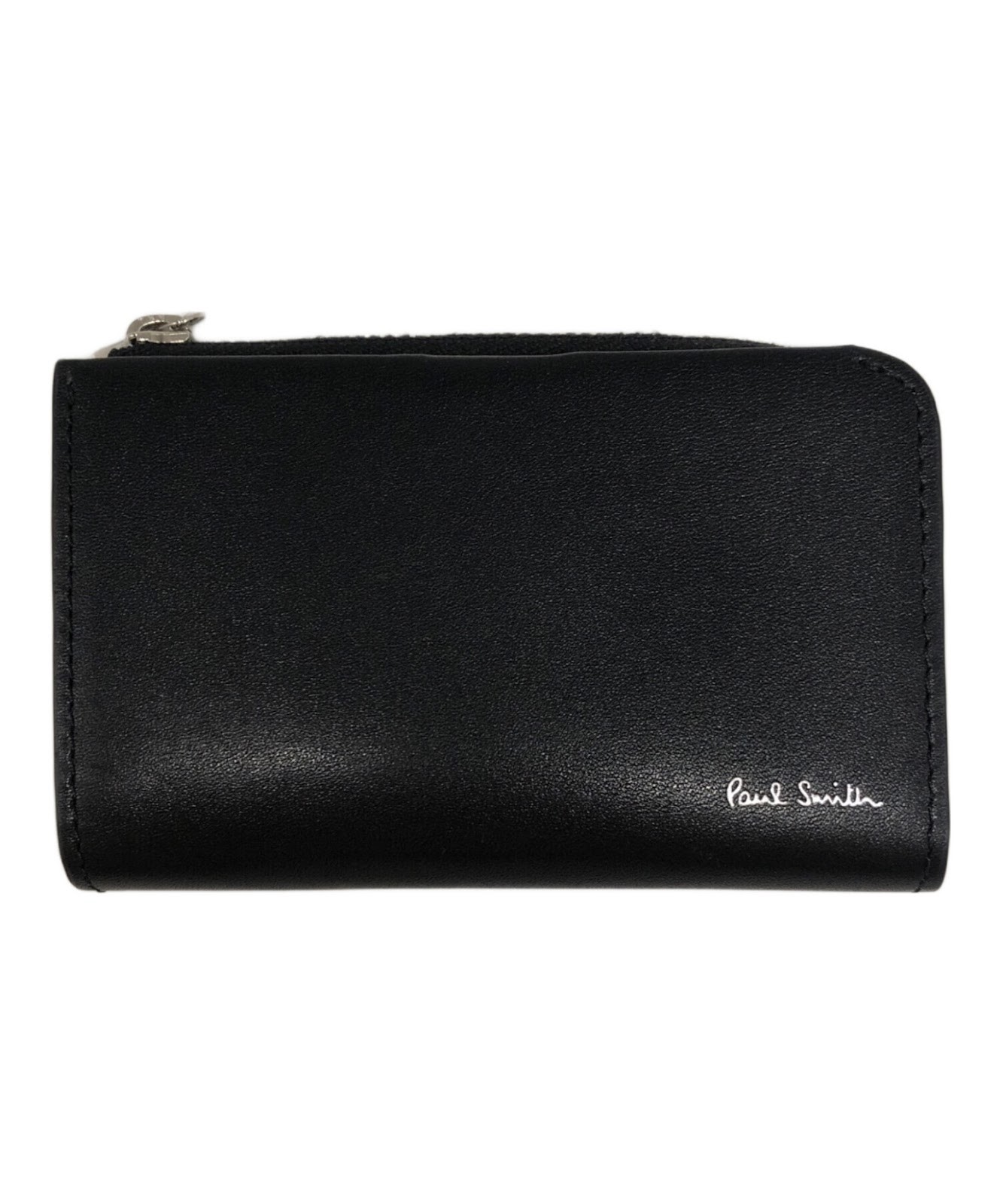 Authentic PAUL SMITH Key Case  Black Men  #3823
