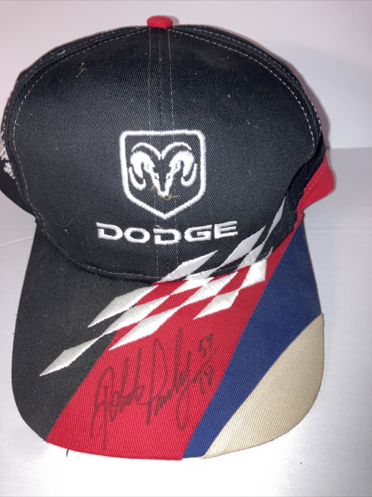 Robert Pressley Signed Hat, Dodge #59, #18