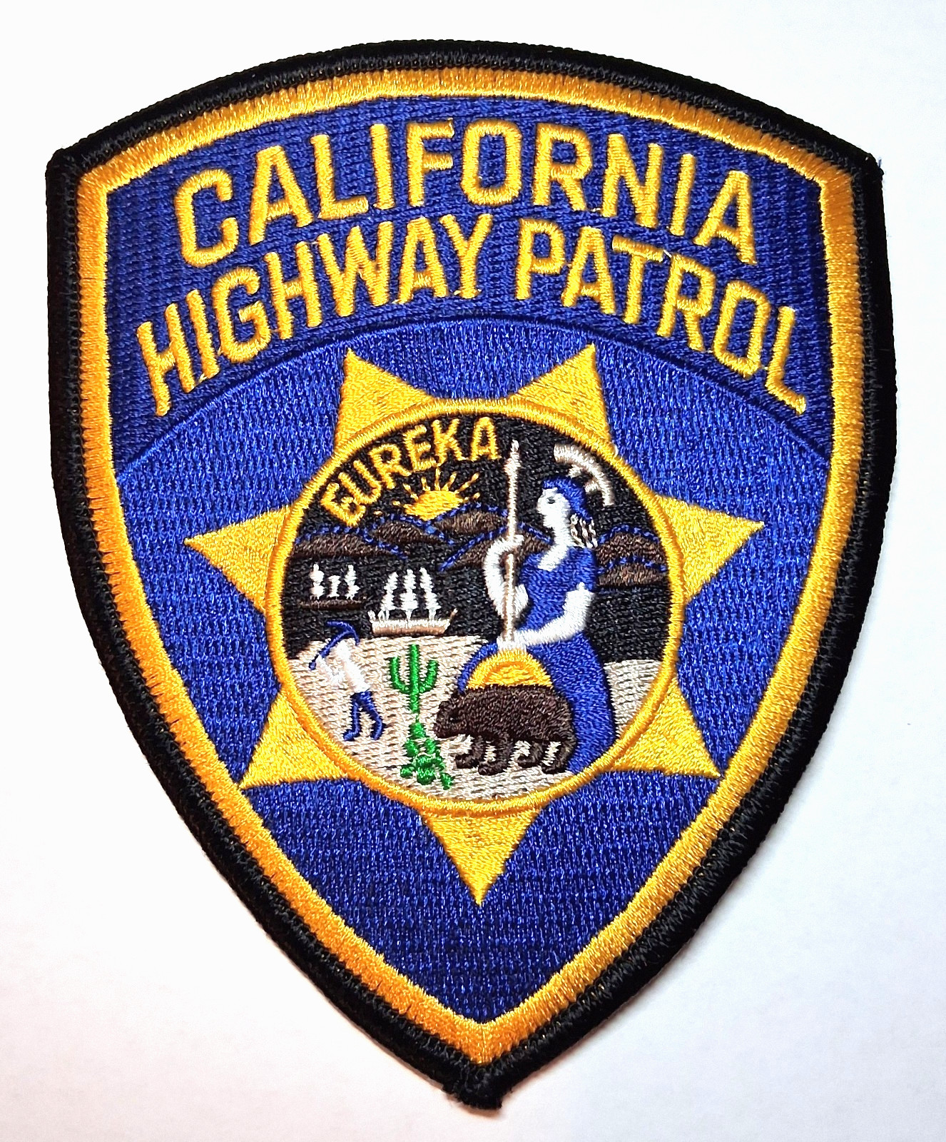 California Highway Patrol Patch - CHiPs - FREE Tracked US Shipping !