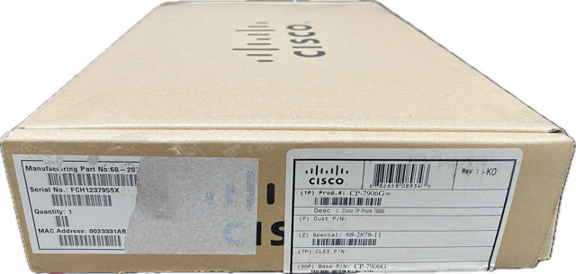 Cisco CP-7906G IP Phone 7900 Series Grey