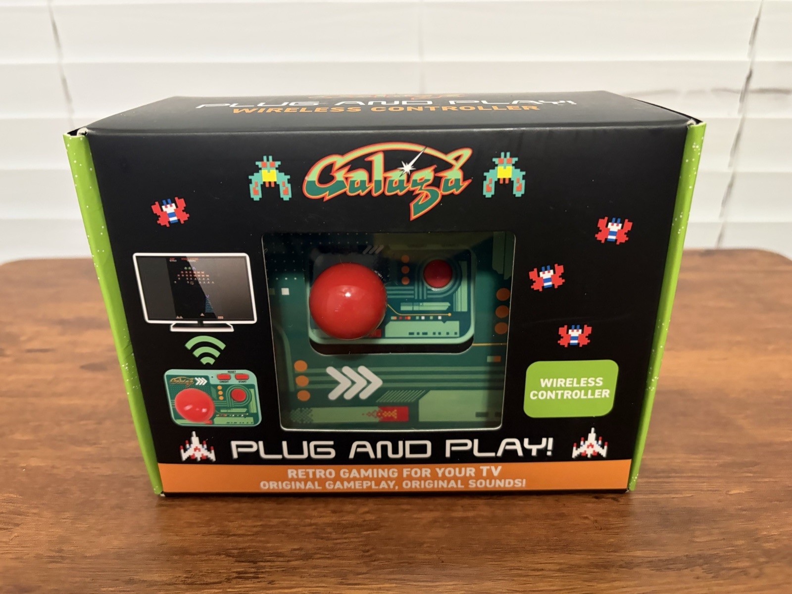 Wireless Galaga Portable Plug N Play TV - Great Response Time - True Arcade Exp.