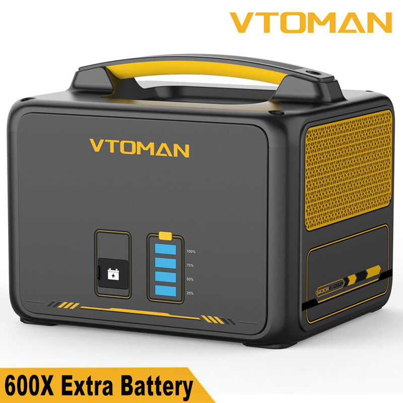 US VTOMAN Jump 600X Extra Battery 640Wh LiFePO4 Backup Expansion Battery