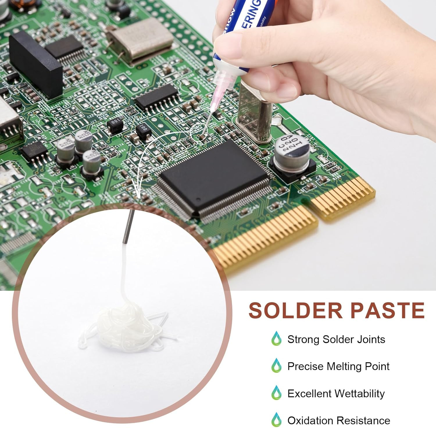 Solder Flux Paste, 2 sets No Clean Soldering Flux For Electronics Desoldering...