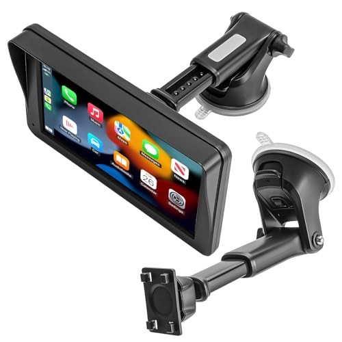 Replacement Suction Cup Car Mount for CarPlay Screen with Quick Extension