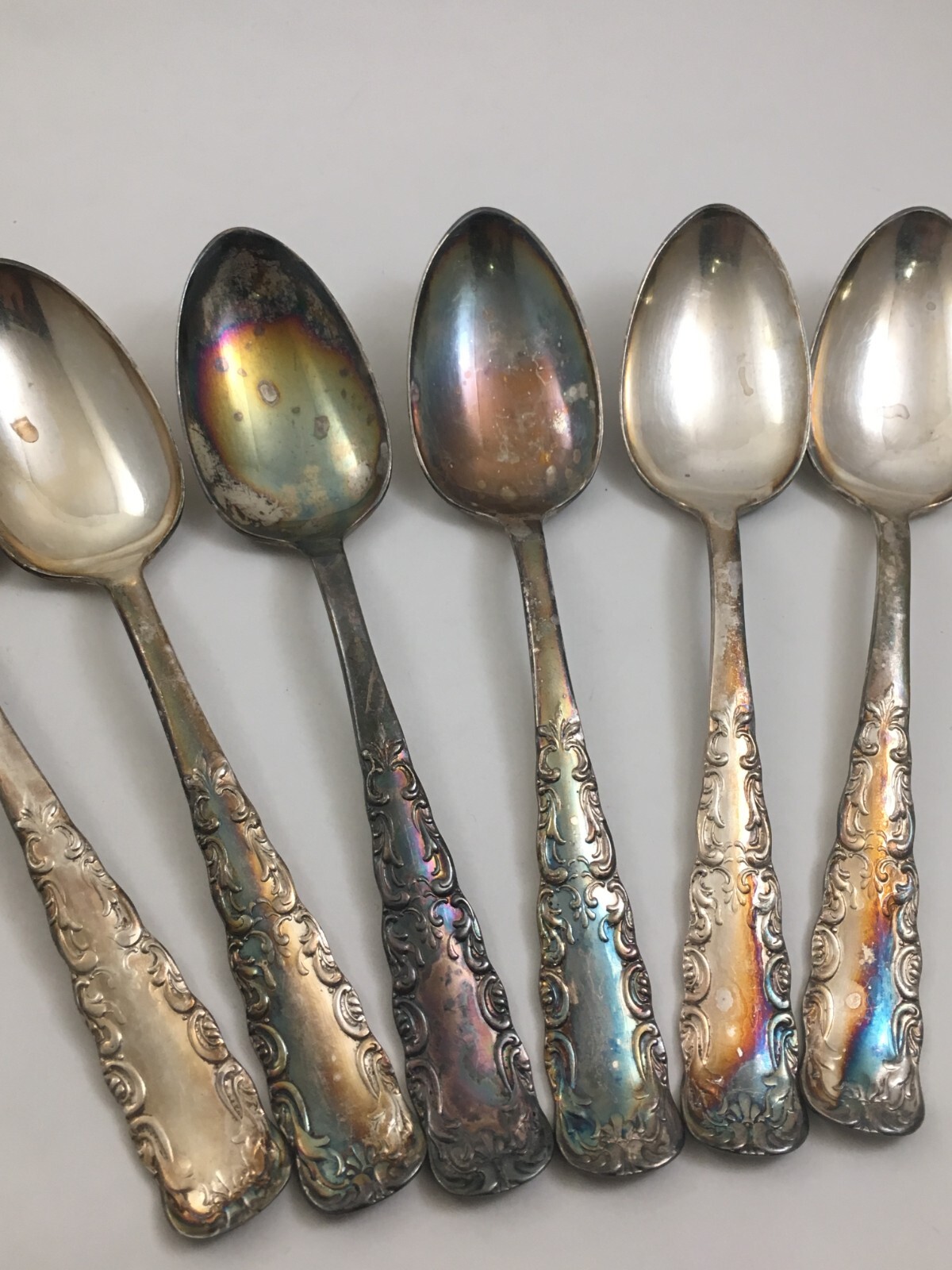 1847 Rogers Bros IS Portland Silverplate 6 Teaspoons Flatware